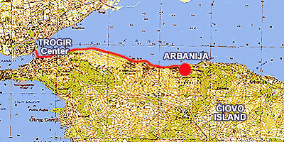 Arbanija - Lokacije u Trogiru i okolici