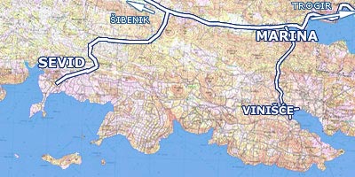 Sevid - Lokacije u Trogiru i okolici