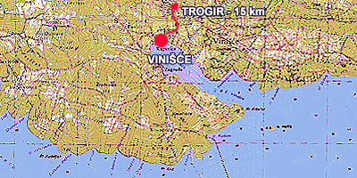 Vinišće - Lokacije u Trogiru i okolici